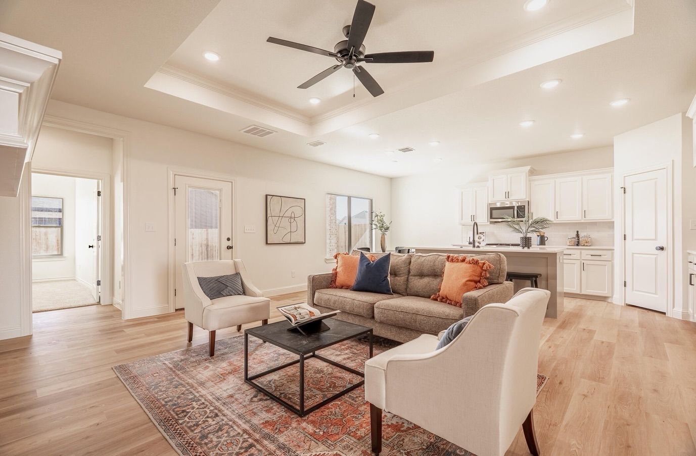Inside a Lubbock home.